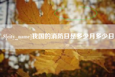 南阳我国的消防日是多少月多少日