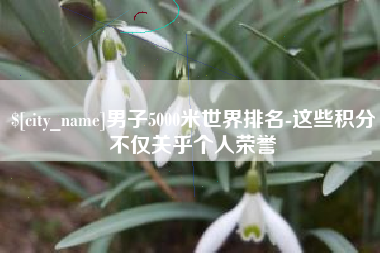 南阳男子5000米世界排名-这些积分不仅关乎个人荣誉