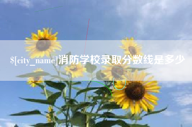 南阳消防学校录取分数线是多少
