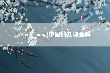 南阳中国的九块金牌