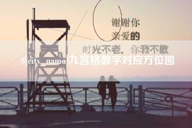 南阳九宫格数字对应方位图