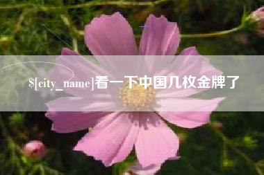 南阳看一下中国几枚金牌了