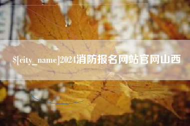 南阳2024消防报名网站官网山西