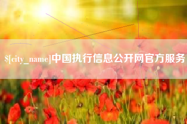 南阳中国执行信息公开网官方服务