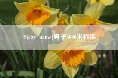 南阳男子5000米标准