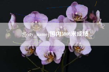 南阳国内5000米成绩