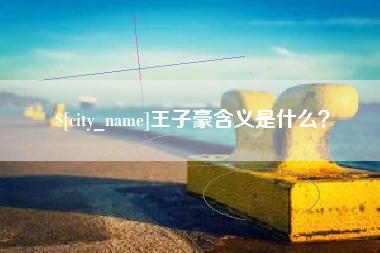 南阳王子豪含义是什么？