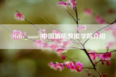 南阳中国消防救援学院介绍