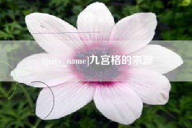南阳九宫格的来源