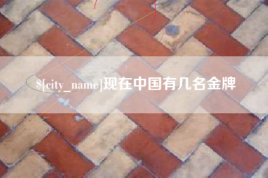 南阳现在中国有几名金牌