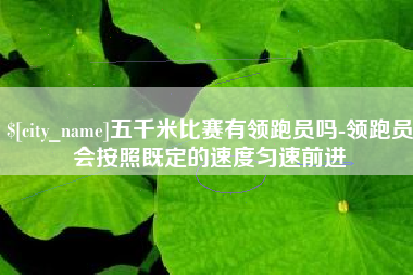 南阳五千米比赛有领跑员吗-领跑员会按照既定的速度匀速前进
