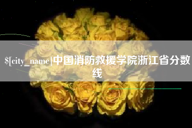南阳中国消防救援学院浙江省分数线