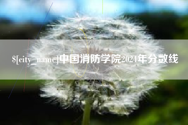 南阳中国消防学院2024年分数线
