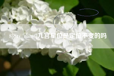 南阳九宫星位是定位不变的吗