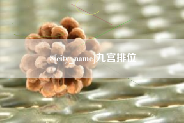 南阳九宫排位
