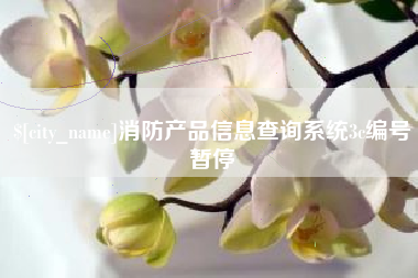 南阳消防产品信息查询系统3c编号暂停