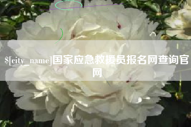 南阳国家应急救援员报名网查询官网