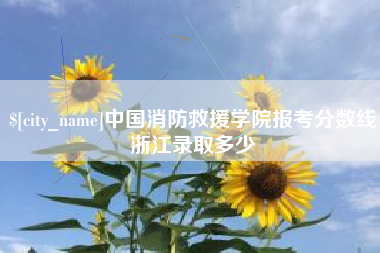 南阳中国消防救援学院报考分数线浙江录取多少
