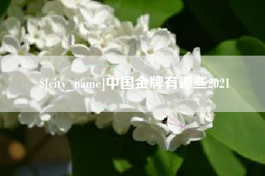 南阳中国金牌有哪些2021