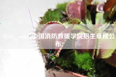 南阳中国消防救援学院招生章程公布!